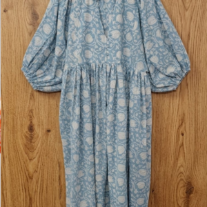 Sky Blossom Cotton Dress